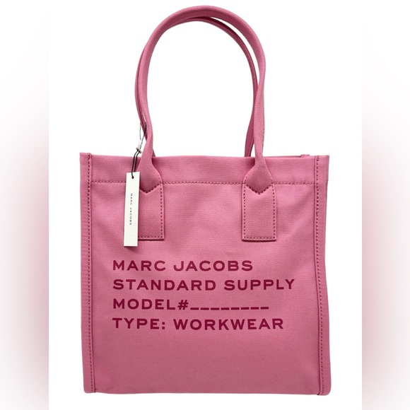 Marc Jacobs Pink Canvas Tote Bag - Picture 8 of 14